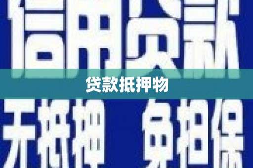汉中贷款抵押物
