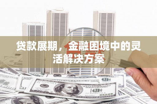 泰山贷款展期，金融困境中的灵活解决方案