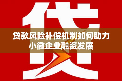 岳塘贷款风险补偿机制如何助力小微企业融资发展