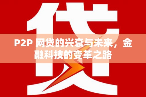 市中区P2P 网贷的兴衰与未来，金融科技的变革之路