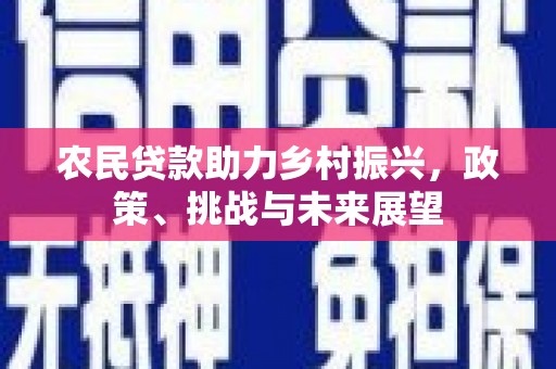 温泉农民贷款助力乡村振兴，政策、挑战与未来展望
