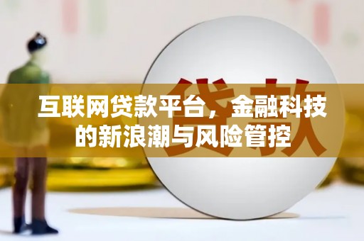 晋州互联网贷款平台，金融科技的新浪潮与风险管控